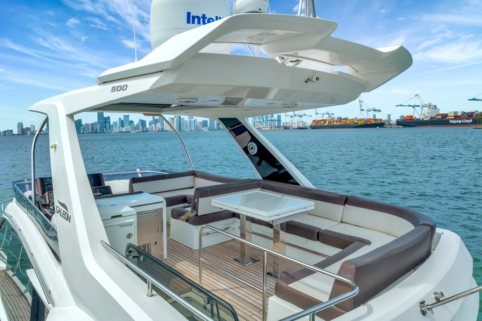 53' Galeon yacht charter Miami photo 4