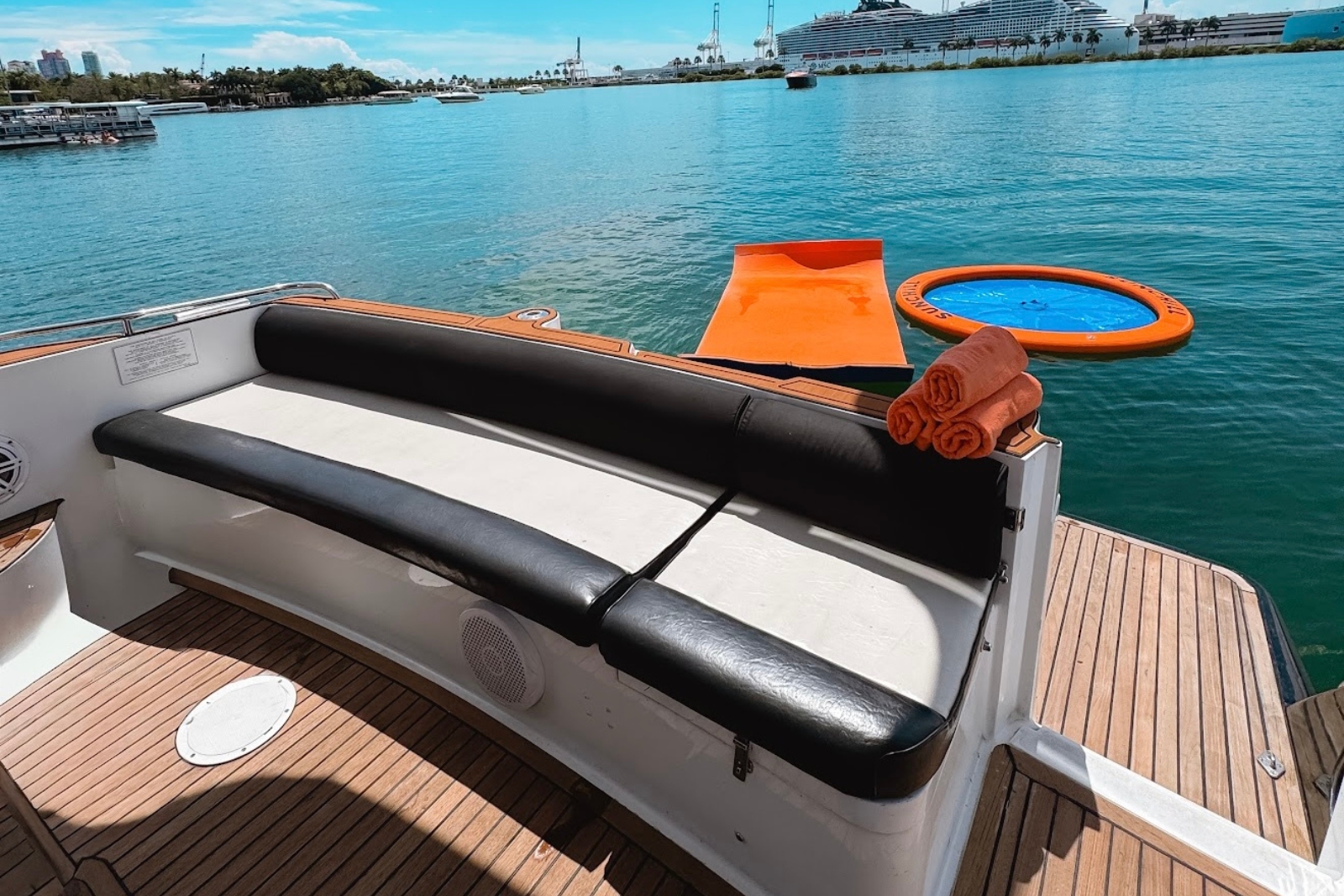 55' Princess yacht charter Miami photo 4