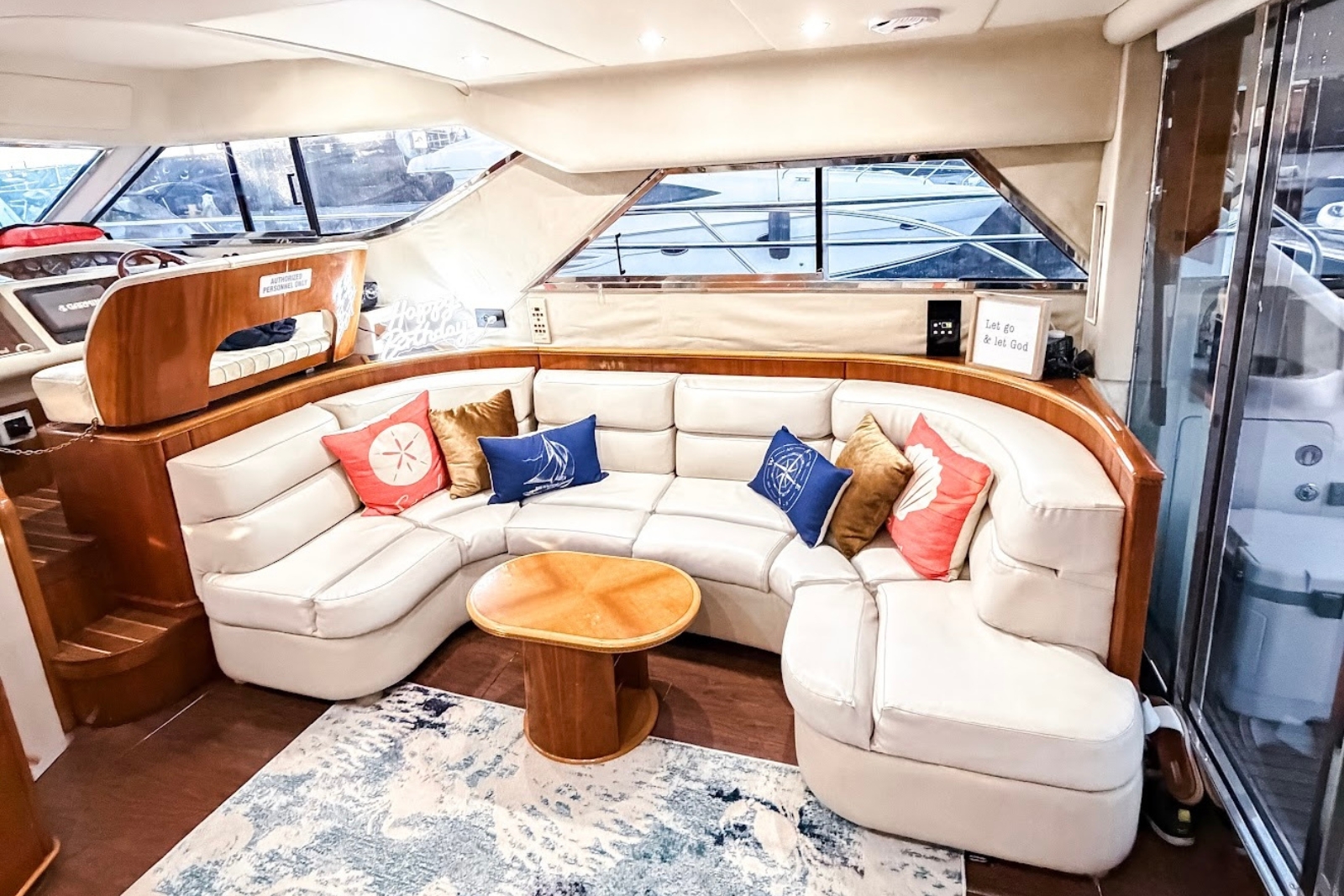 55' Princess yacht charter Miami photo 8