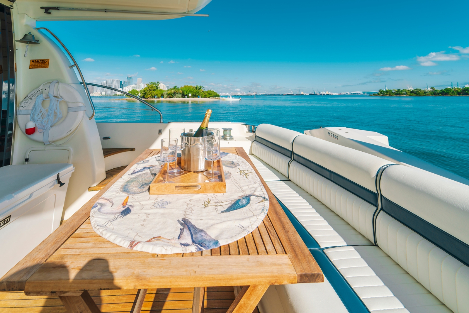 60' Rodman M yacht charter Miami photo 6