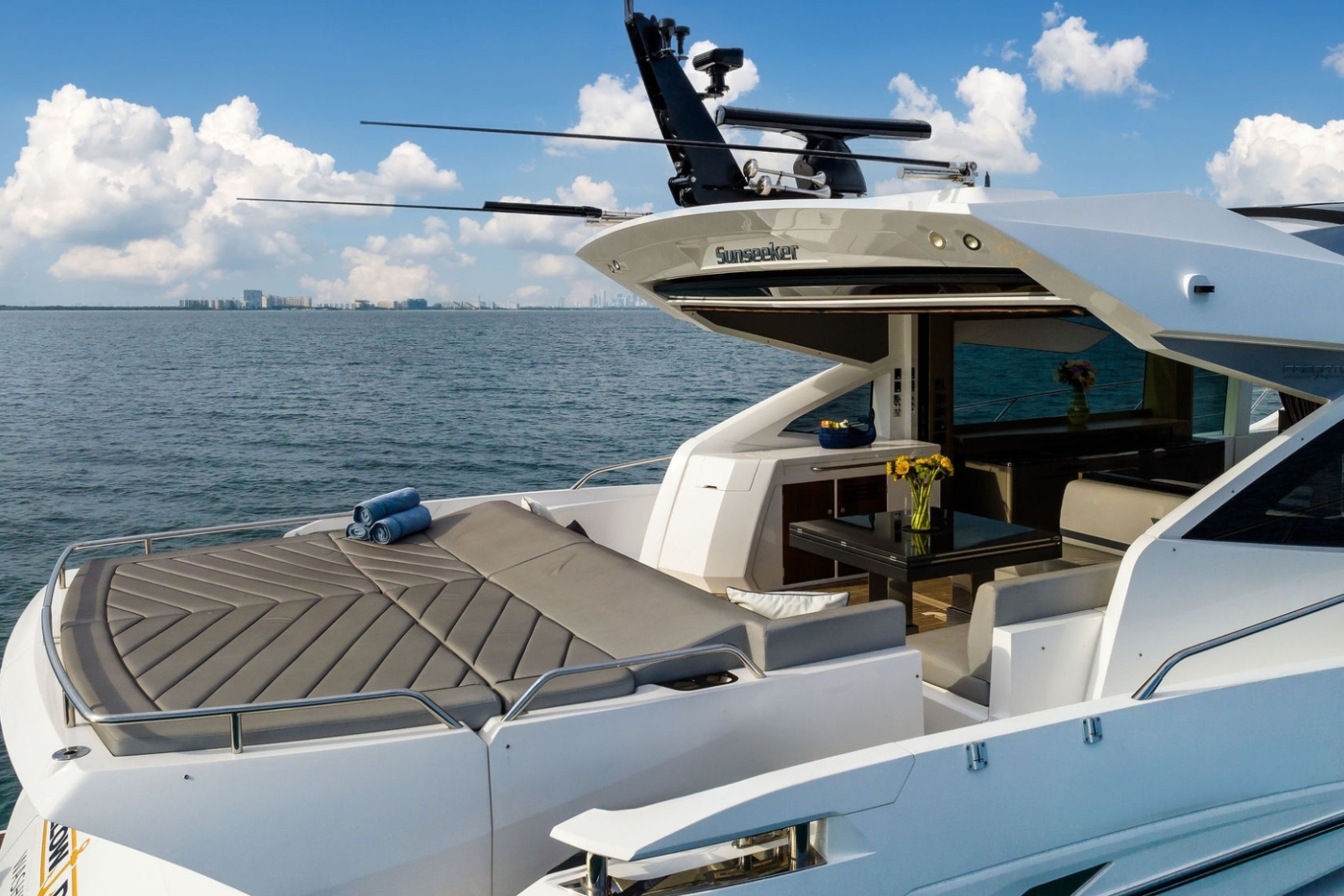 74' Sunseeker 2023 yacht charter Miami photo 5