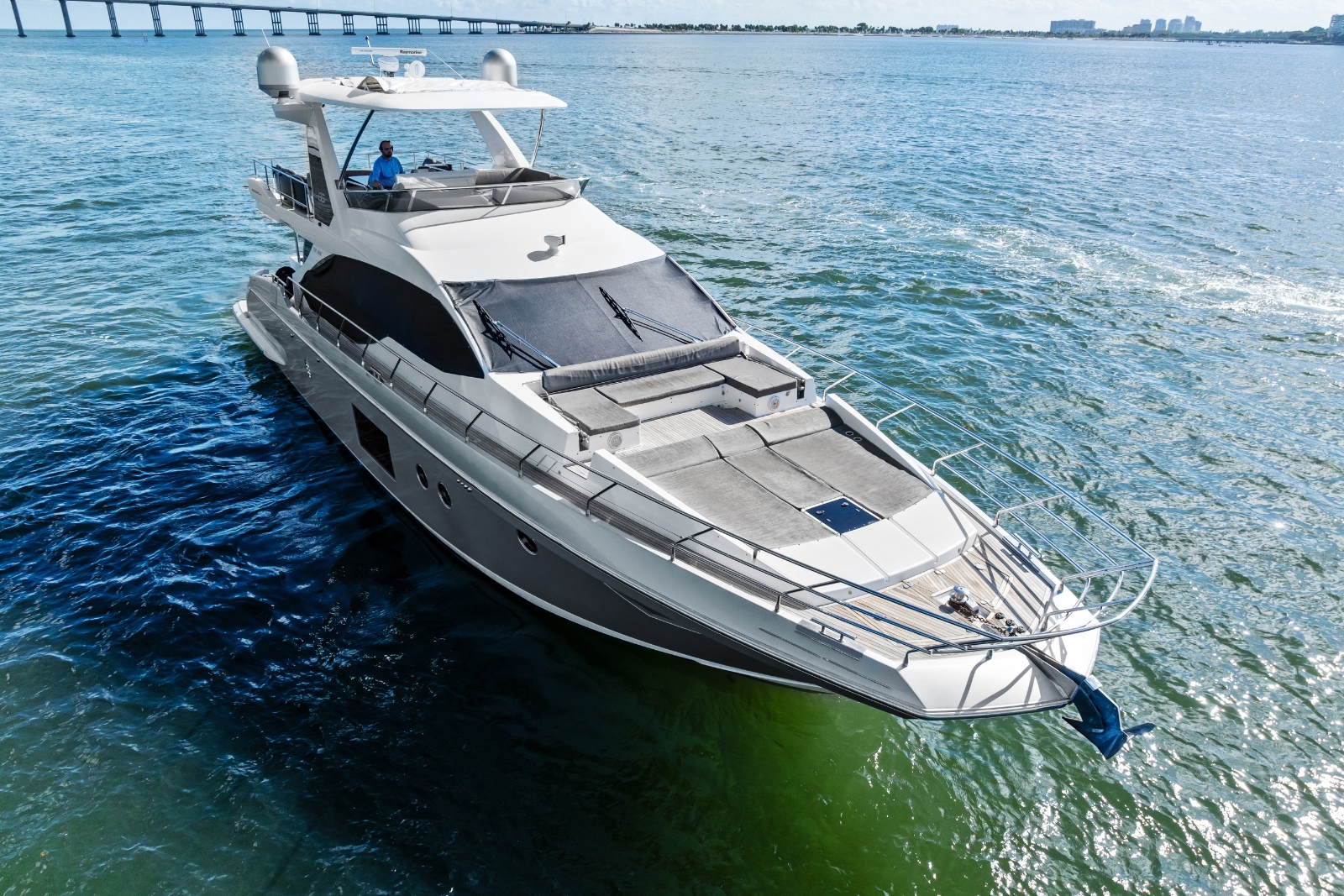 68' Azimut The 1 yacht charter Miami photo 2