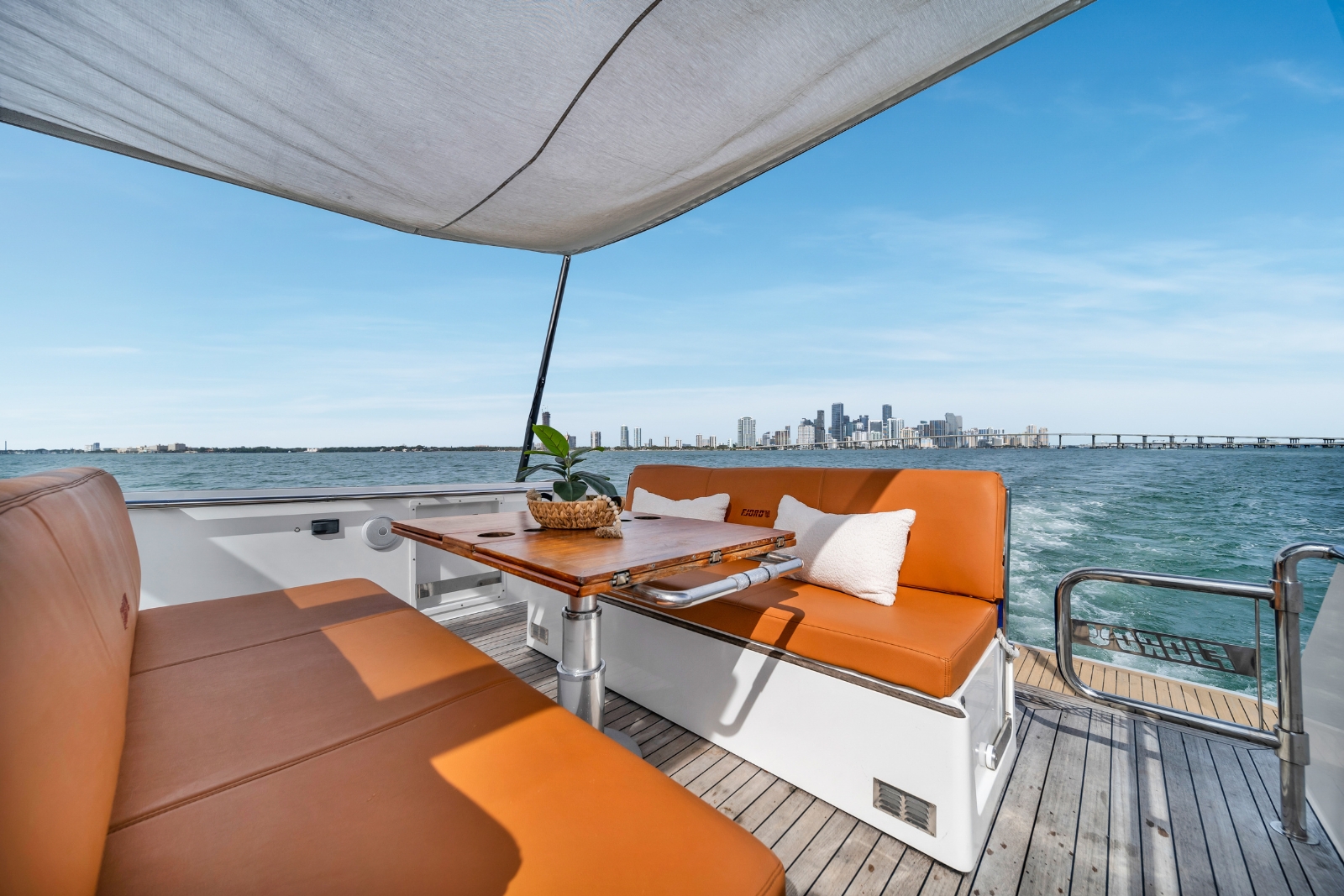 40' Fjord yacht charter Miami photo 3