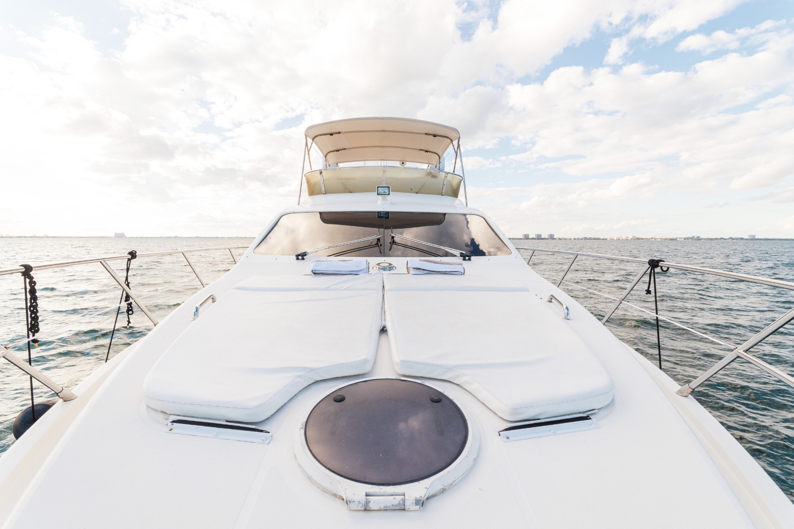 55' Azimut Red yacht charter Miami photo 2