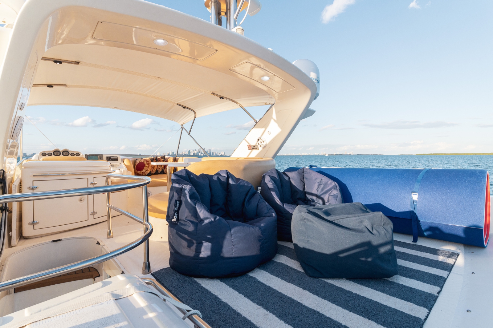 55' Azimut Red yacht charter Miami photo 6