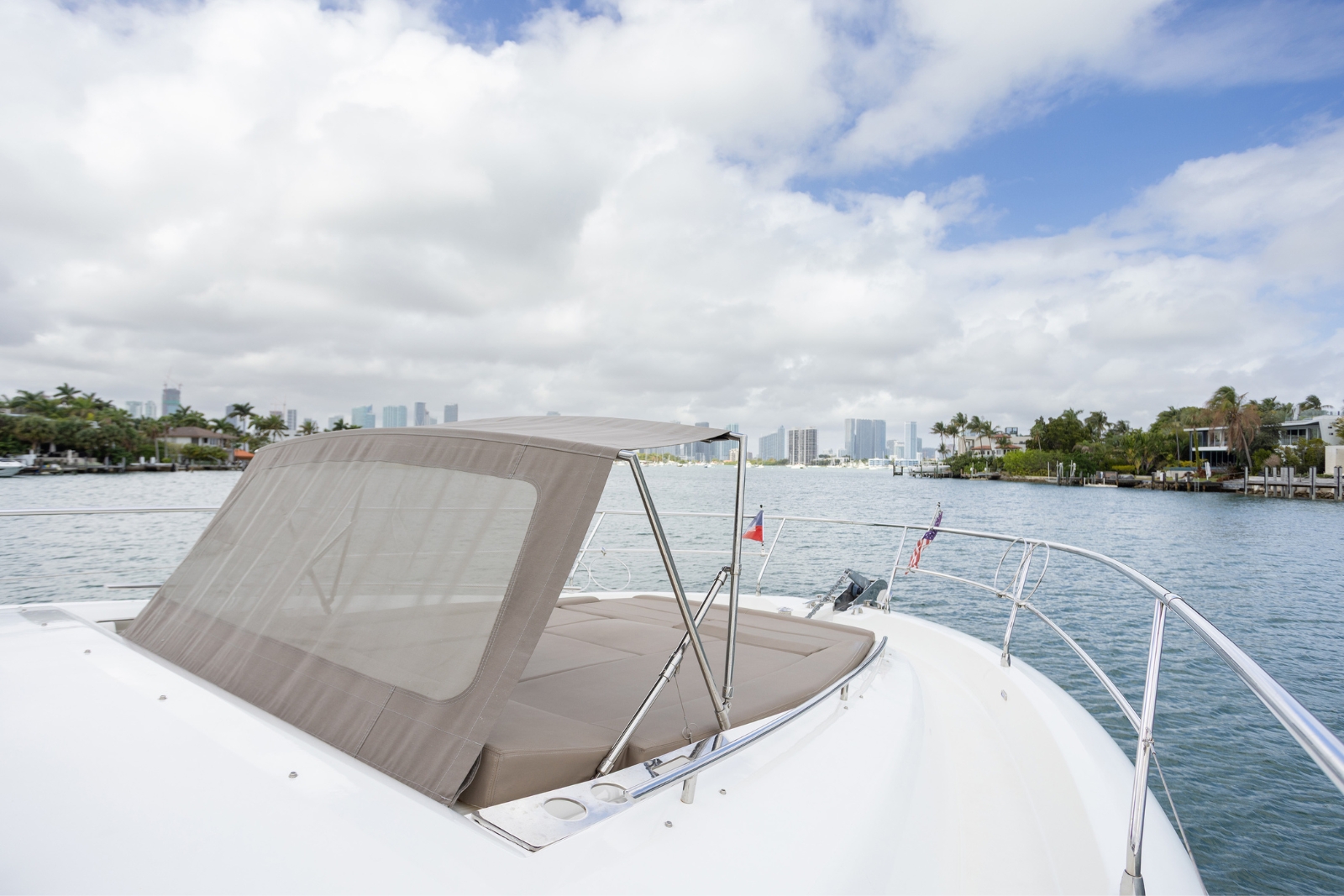 55' Prestige Venetian yacht charter Miami photo 6