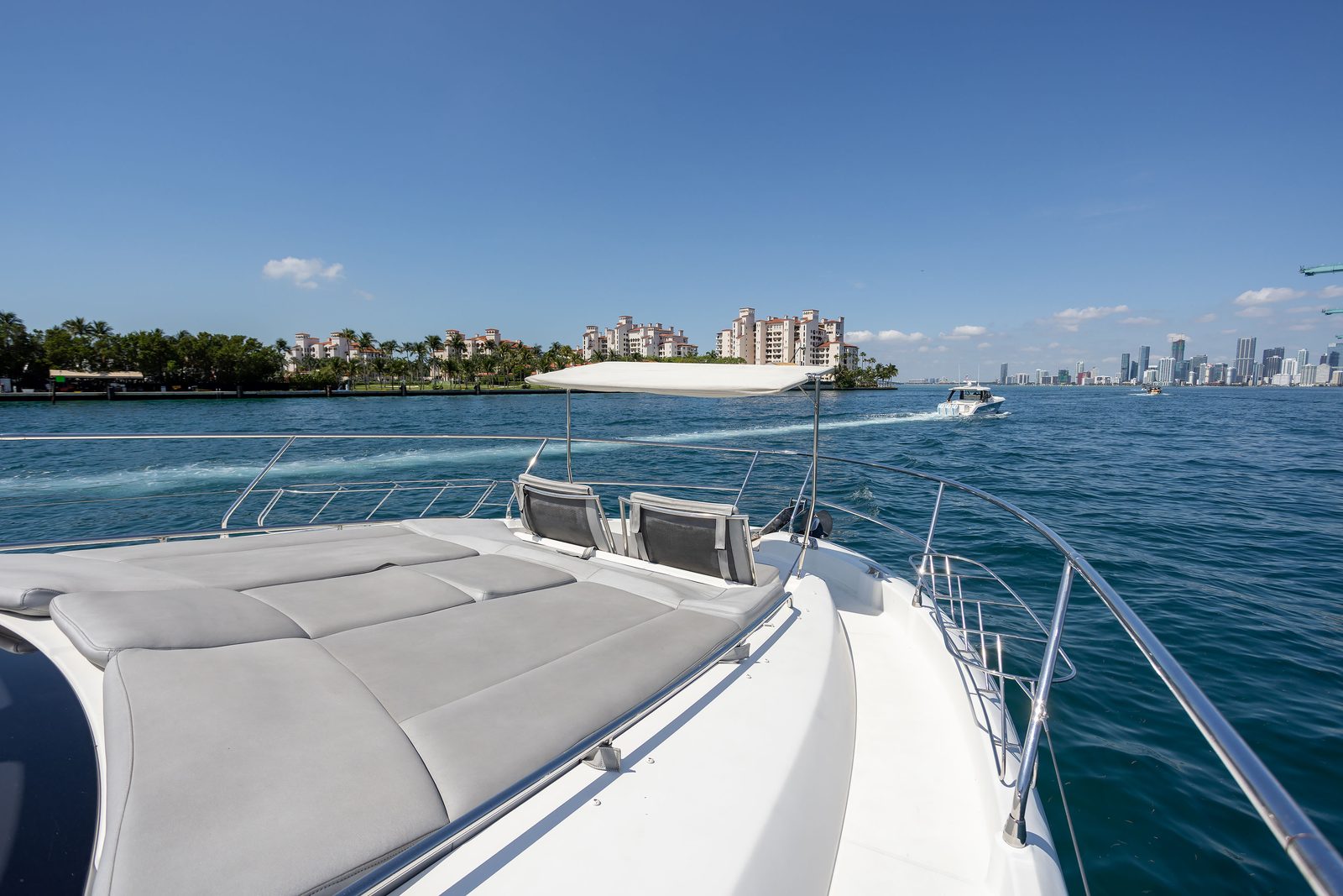 65' Prestige yacht charter Miami photo 4