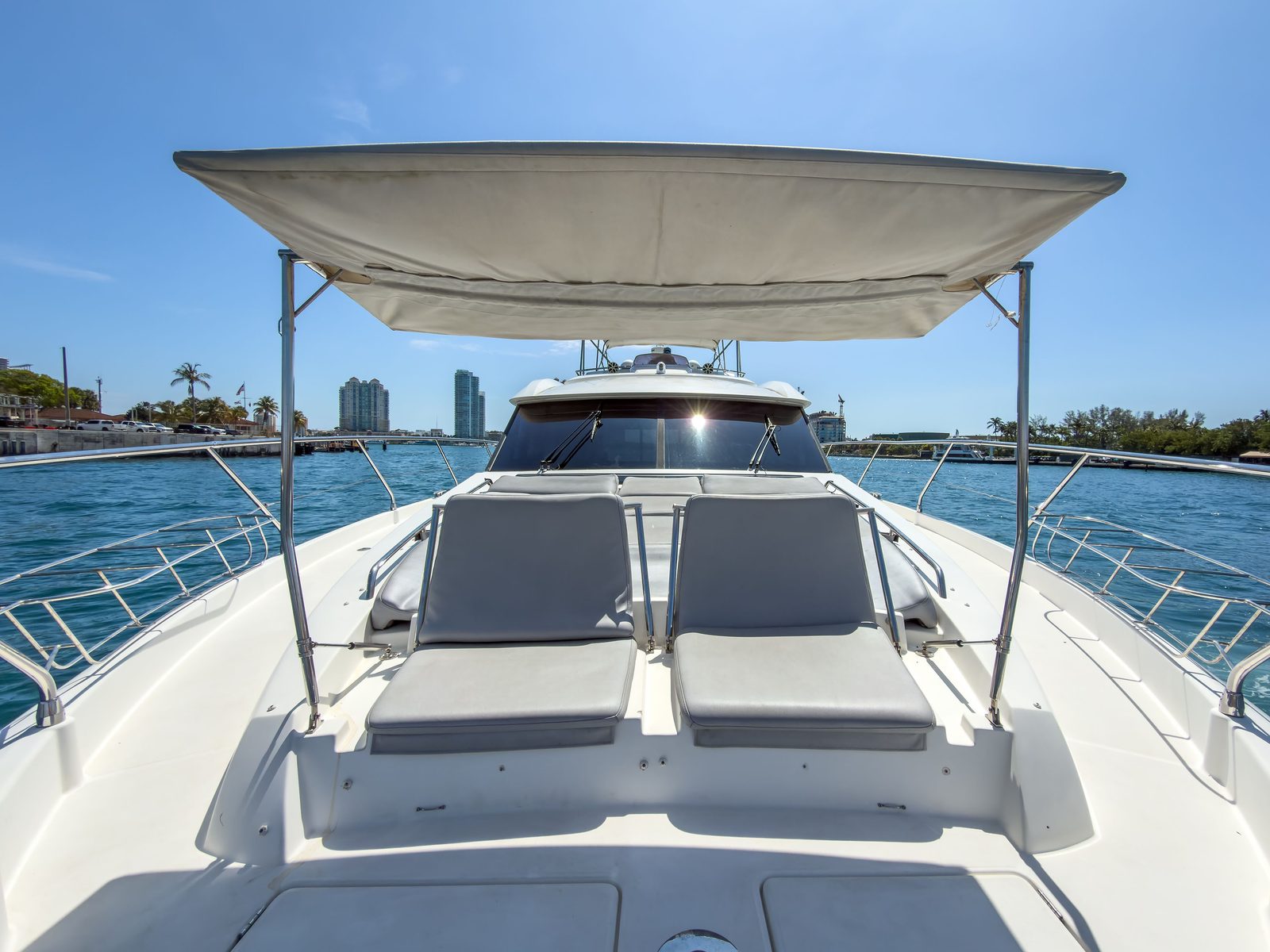 65' Prestige yacht charter Miami photo 6