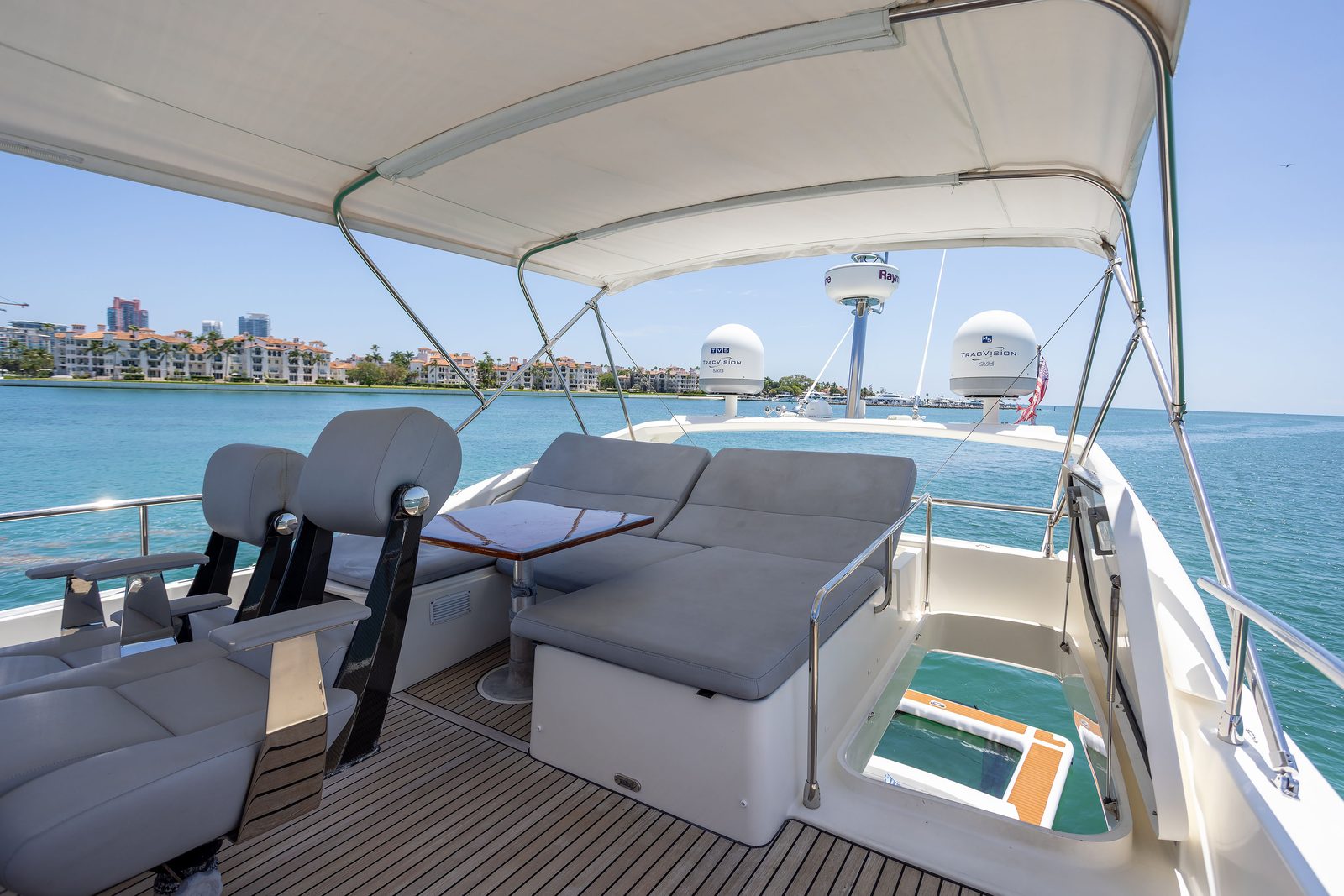 65' Prestige yacht charter Miami photo 7