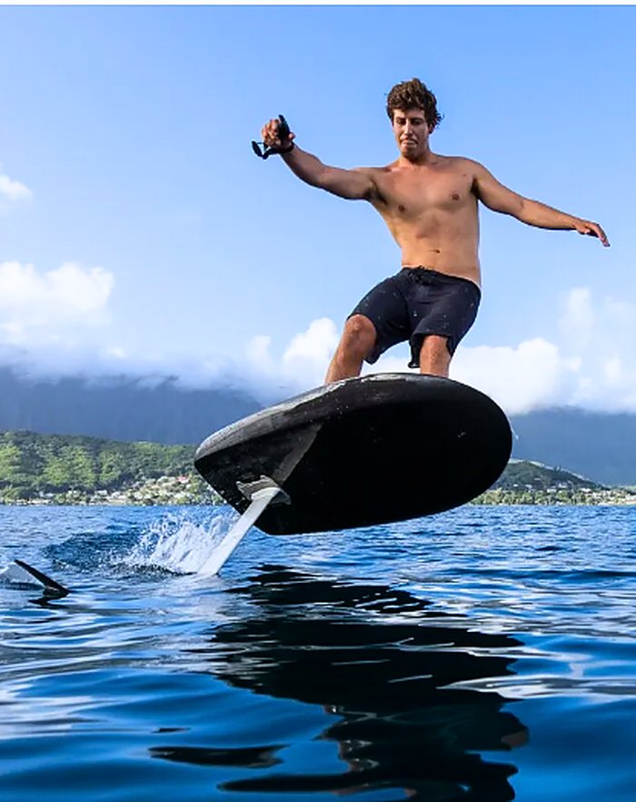 E-foil electric hydrofoil surfboard in Miami