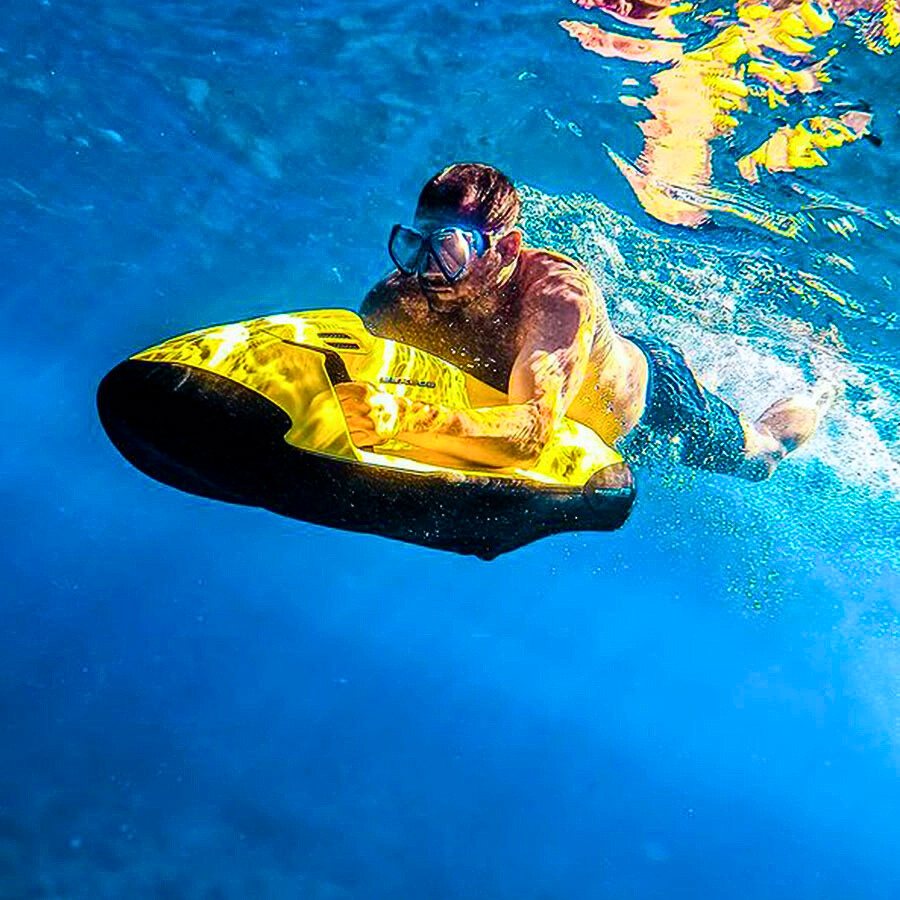 Seabob underwater scooter on a Miami yacht charter